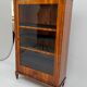 Biedermeier Display Cabinet in Cherry Veneer, Ash Burl, Austria, 1820s