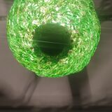 Ceiling lamp with Murano glass flowers. Italy, 1960s