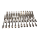 12 fish cutlery sets, 24 pieces, silver-plated metal, Christofle Cluny silversmith