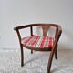 Vintage 1960s  turned wooden children's armchair