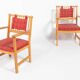 Fauteuils Yngve Ekstrom 'Furubo' avec une table produits par Swedese, années 1970
