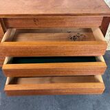 60s 70s teak sideboard Credenza cabinet Bartels Danish Modern Design