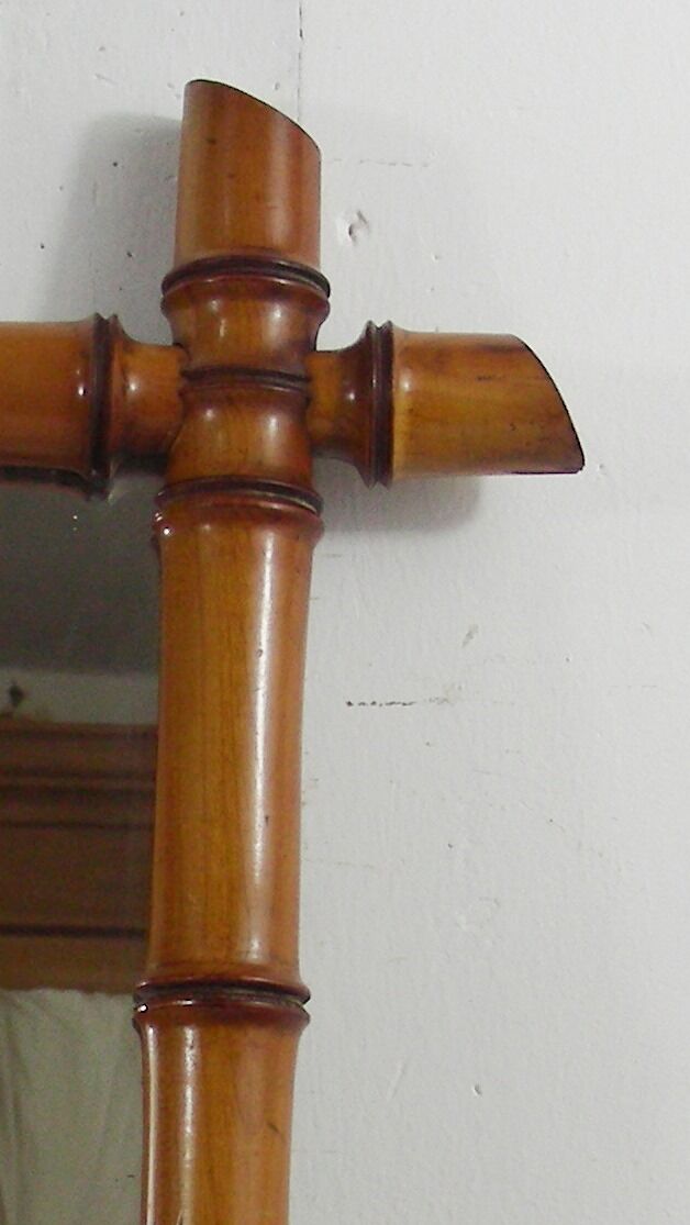 bamboo mirror 75 x 84 cm