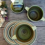 Marcel Guillot ceramic ensemble 6 pieces