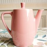 Pink porcelain coffee or teapot