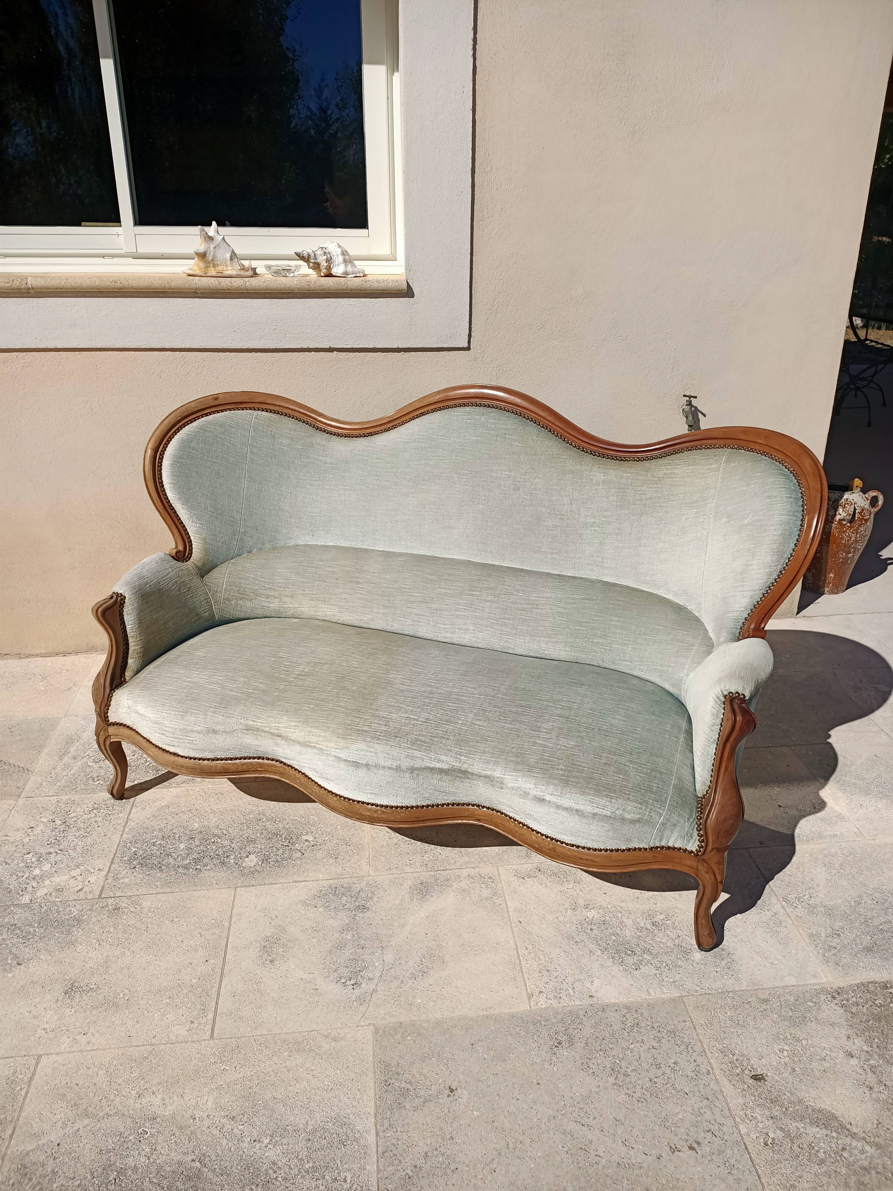 Bench, sofa Louis Philippe 3 places