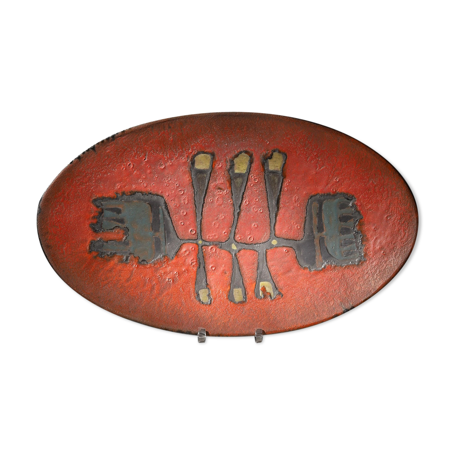 Ceramic Perignem plate 1960s