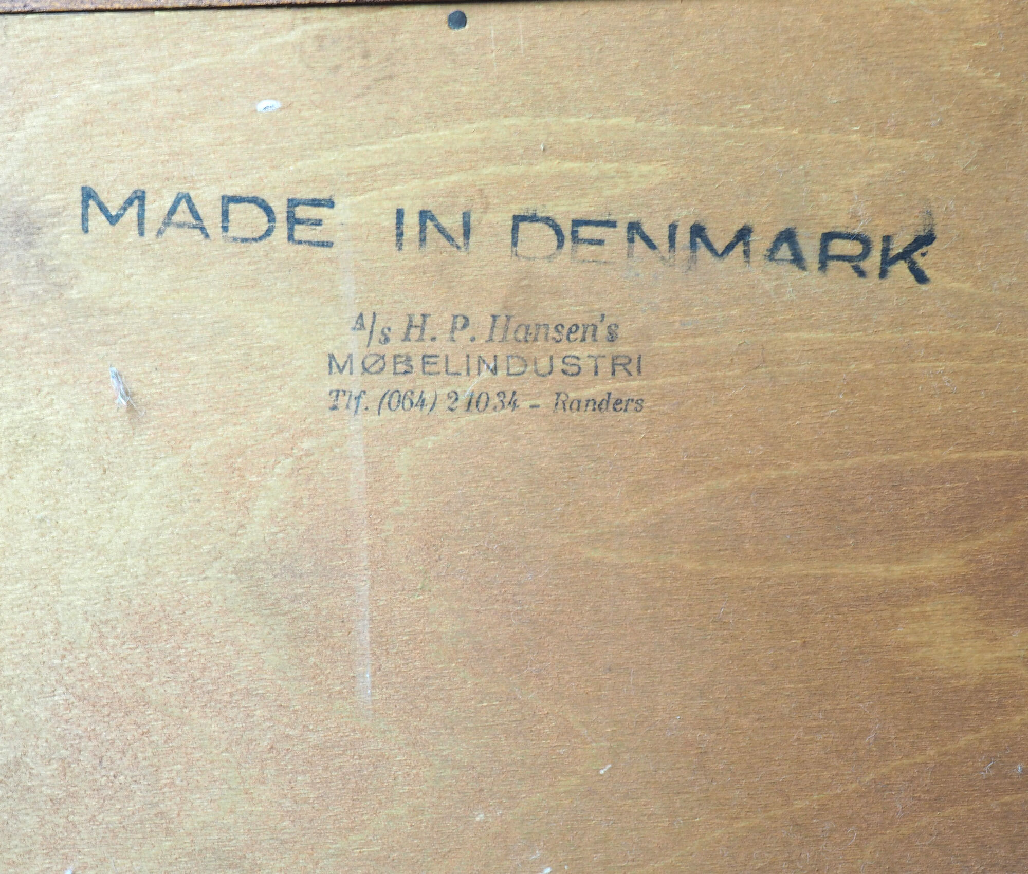 HP Hansen rosewood sideboard with bookcase, 1960's