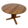 Dyrlund extendable round table in teak – Danish design – 4 to 6
