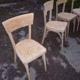Series of 4 Baumann bistro chairs