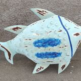 Blue metal fish
