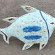 Blue metal fish