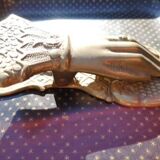 Solid brass mail clamp