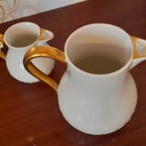 Creamer and milk jug in porcelain Vignaud