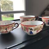 Set of 4 cups Japanese Porcelain