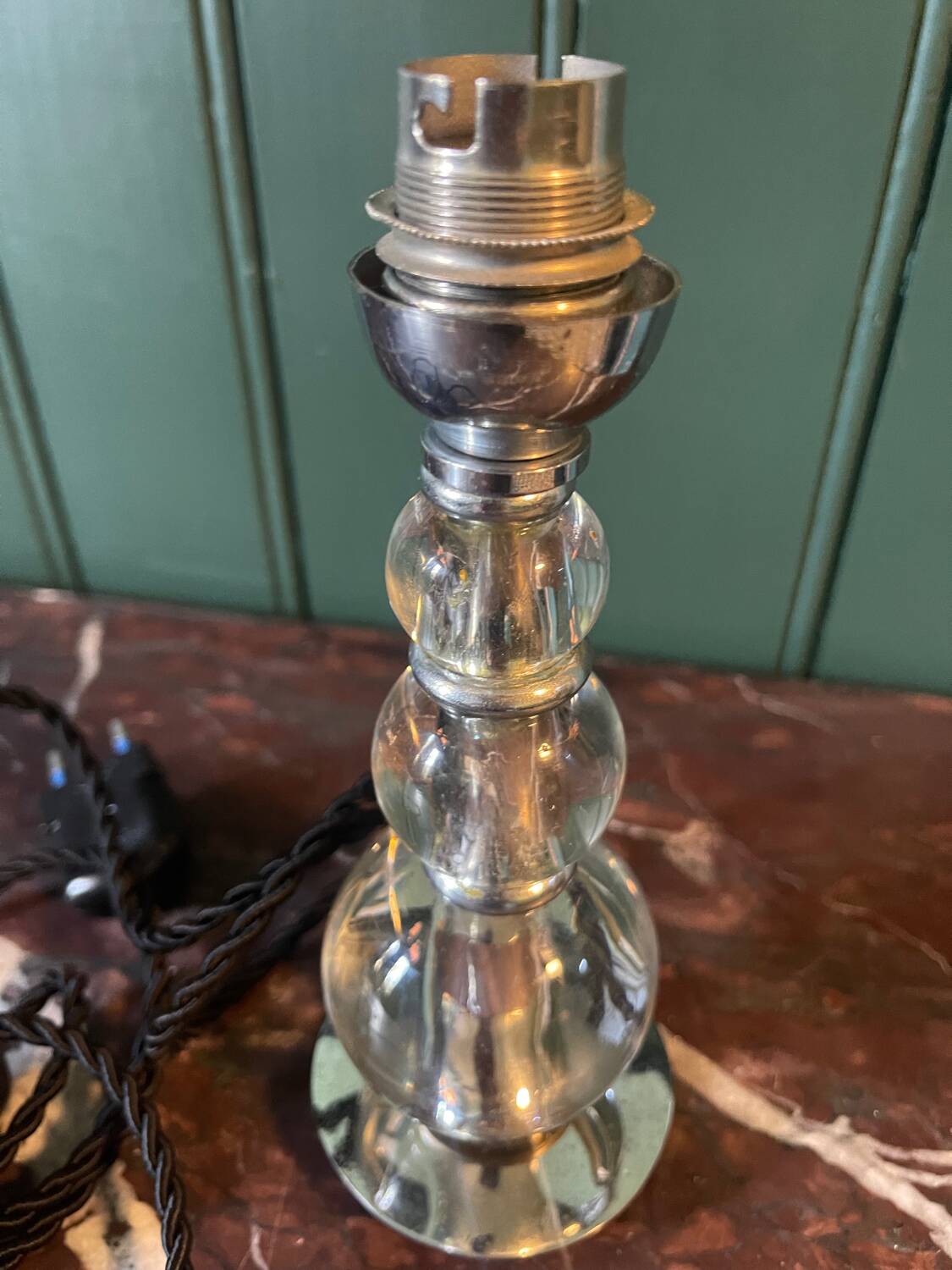 Pied de lampe style J. Adnet