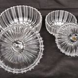 lot of 2 boxes, vintage CRYSTAL candy boxes