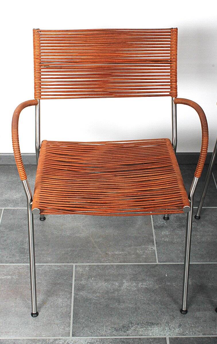 Miss B chairs by Tito Agnoli for Pierantonio Bonacina, 1980s, set of 2