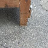 Parisian buffet old gray patina 2 doors 2 drawers