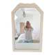 Beige bevelled and moulded mirror
