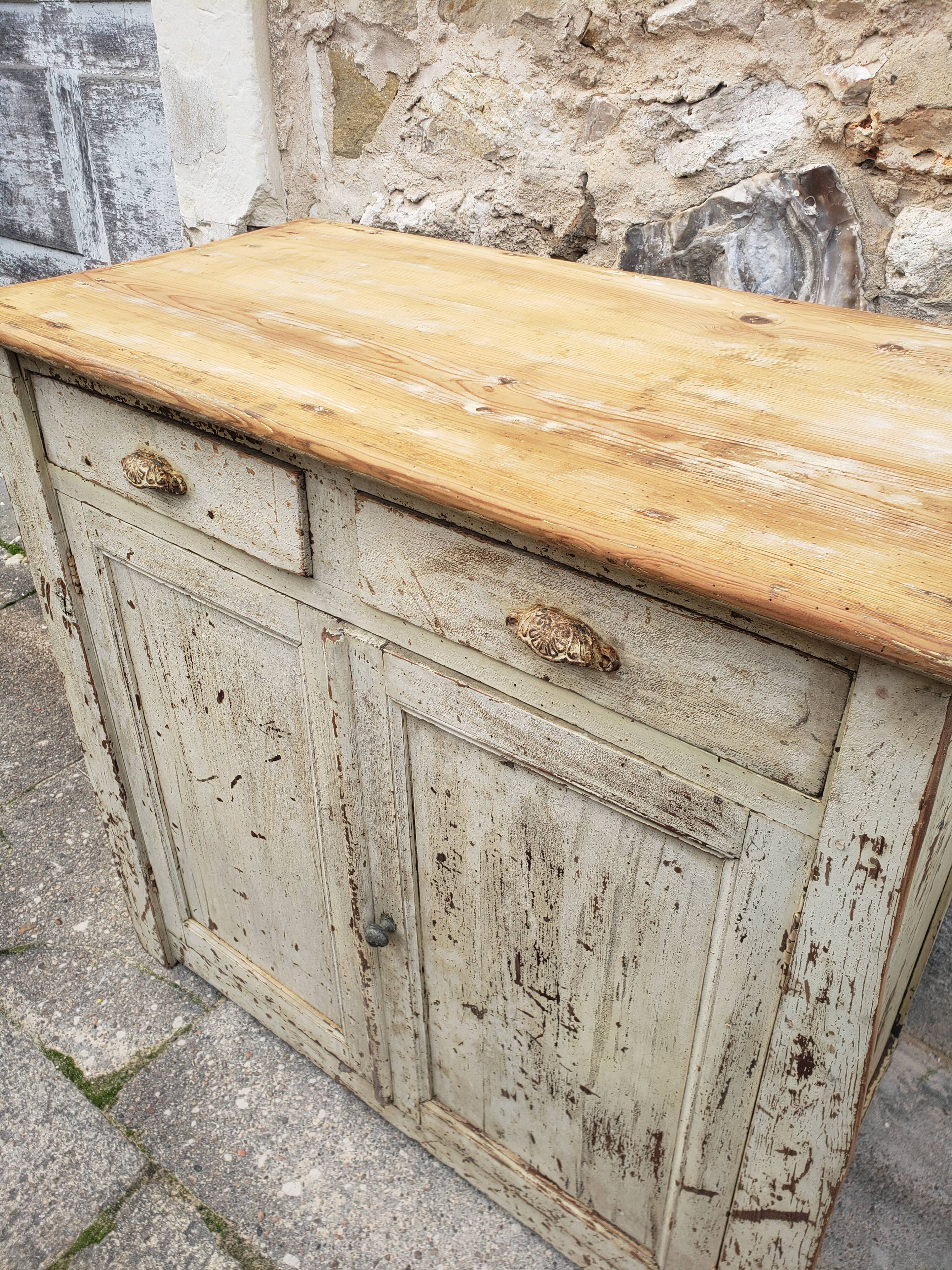 Old Parisian buffet patina