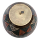 Painted Brass Vase From India, 1970s