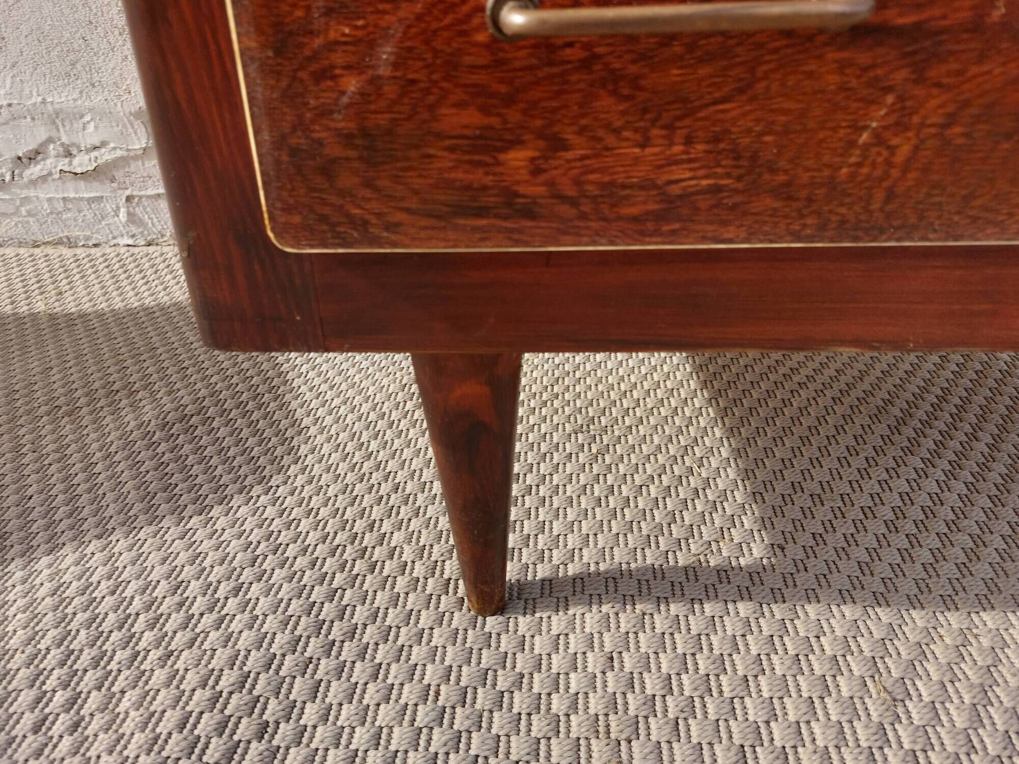 1960s-70s commode, cream trim, vintage