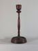 Antique turned wooden patinated folk art candlestick