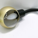 Tablle lamp or desk aluminor 1970's rare golden color