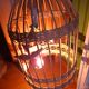 Vintage rattan pendant light from the 1950s and 60s