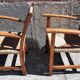 Paire de fauteuils paille (Josep Torres Clavé, 1936)