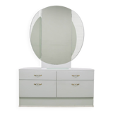 Light blue vintage dressing table 70s