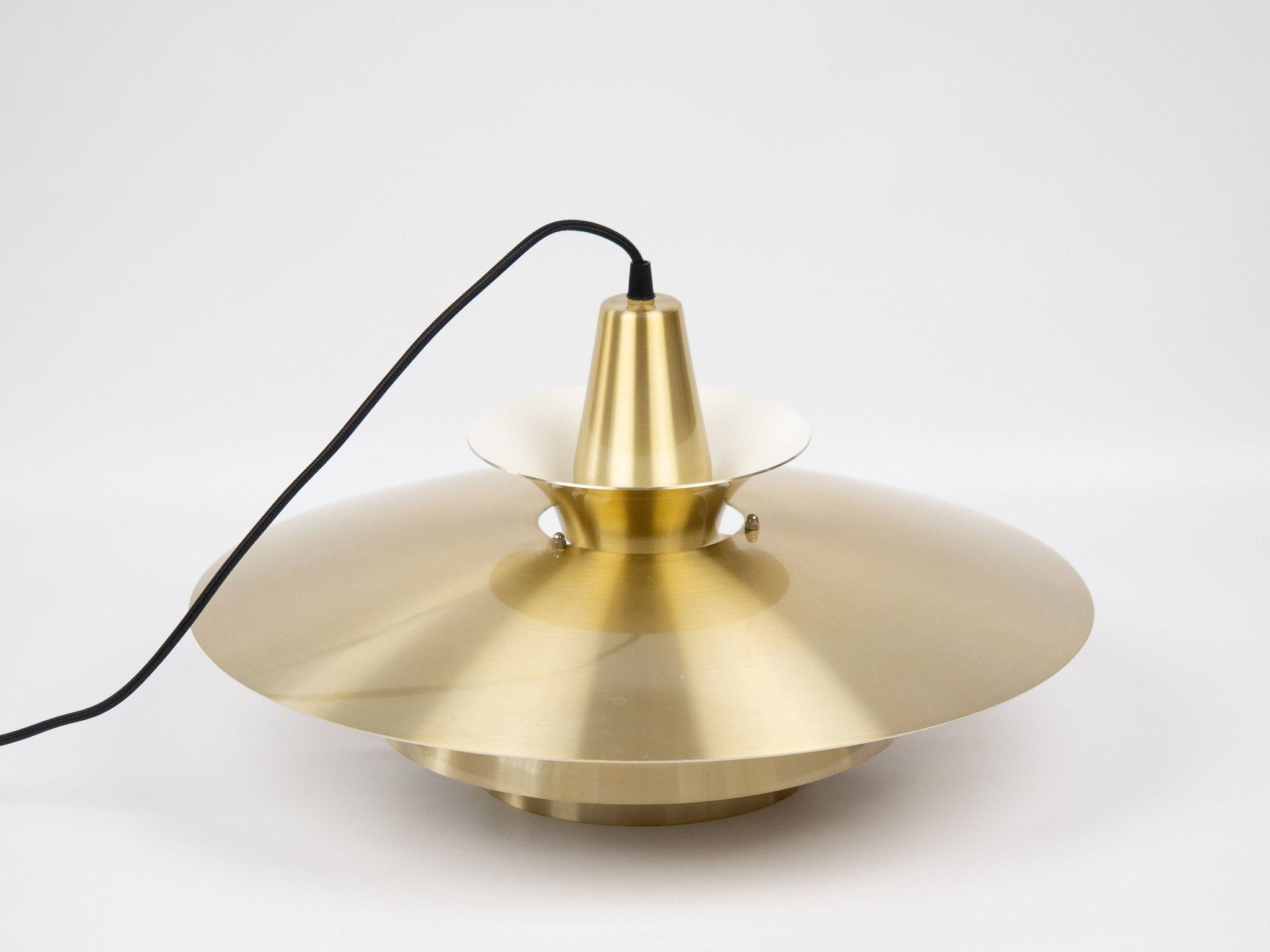 Danish vintage pendant lamp Roma by Junge, 1980s