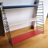 Tomado Holland vintage string wall shelf blue, white, red