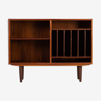 Rosewood bookcase with Record Rack by Hundevad & Co, 1960s