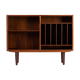 Rosewood bookcase with Record Rack by Hundevad & Co, 1960s