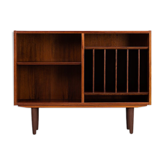 Rosewood bookcase with Record Rack by Hundevad & Co, 1960s