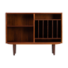 Rosewood bookcase with Record Rack by Hundevad & Co, 1960s