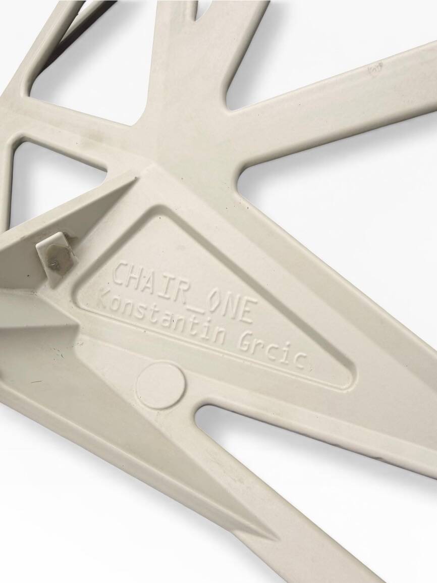 Pair of Chair One chairs — Konstantin Grcic for Magis, aluminium
