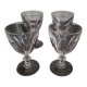 4 button-foot aperitif glasses model Rambouillet Christal d'Arques