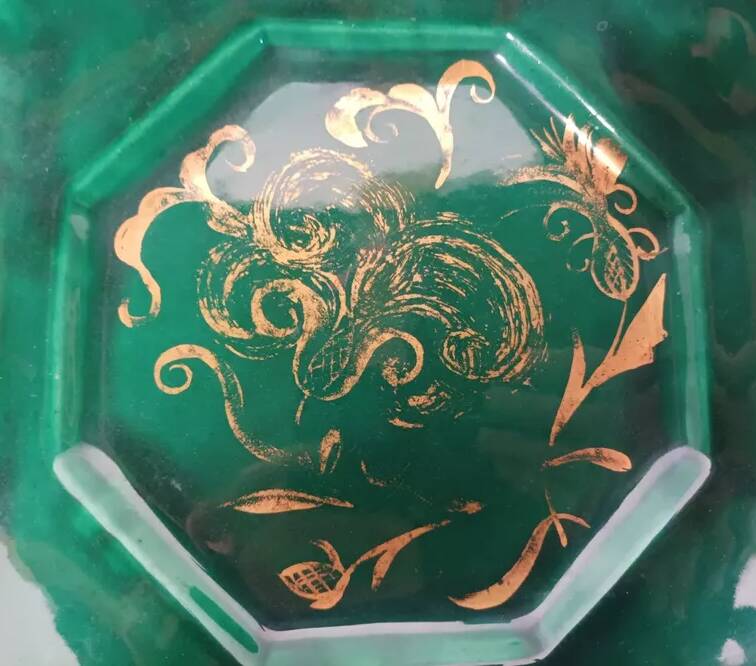 Fruit bowl signed L. Bros Vintage