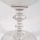Set of 4 wine glasses tasting glasses in cut blown glass NINETEENTH CENTURY