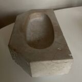 Stone monastery stoup XS bastide soap holder