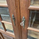 Display Cabinet Silver Cabinet Bookcase Provence Rocaille Louis XV Carved Oak 1920