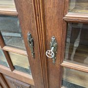 Display Cabinet Silver Cabinet Bookcase Provence Rocaille Louis XV Carved Oak 1920
