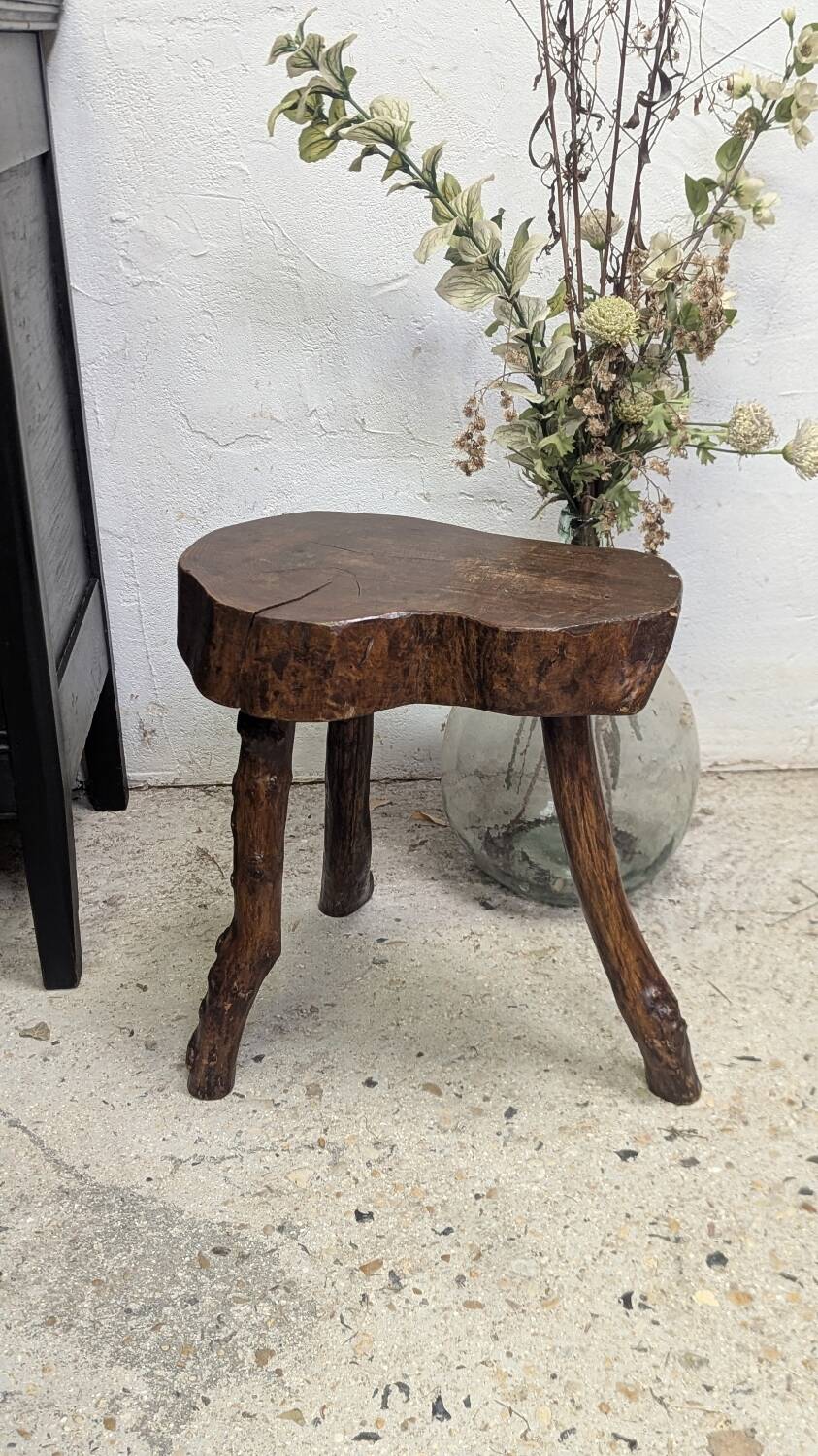 Brutalist Freeform Stool 60/70 Vintage 1