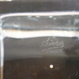 Cube/ Square shaped crystal ashtray Sevres France
