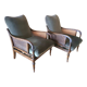 Duo of armchairs English style 1960