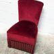 Velvet toad armchair