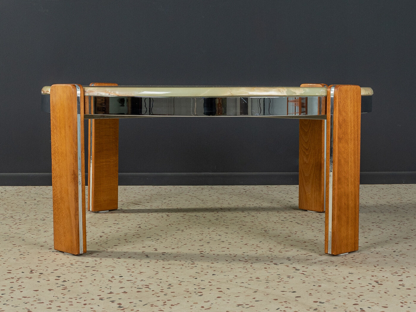 Onyx marble coffee table 70s